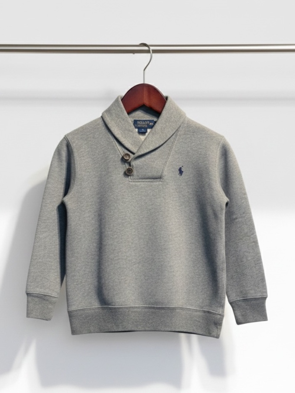 Polo by Ralph Lauren Blue Label Sweatshirt with Yellow Logo
